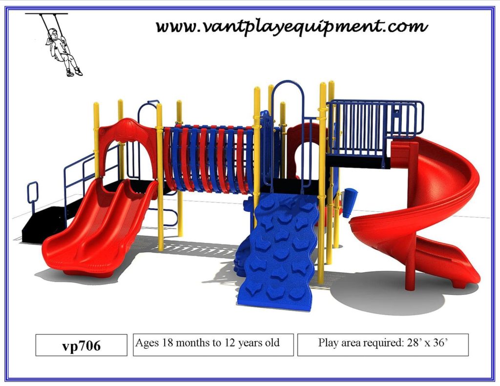 Play Equipment Large Double Slide Spiral Slide